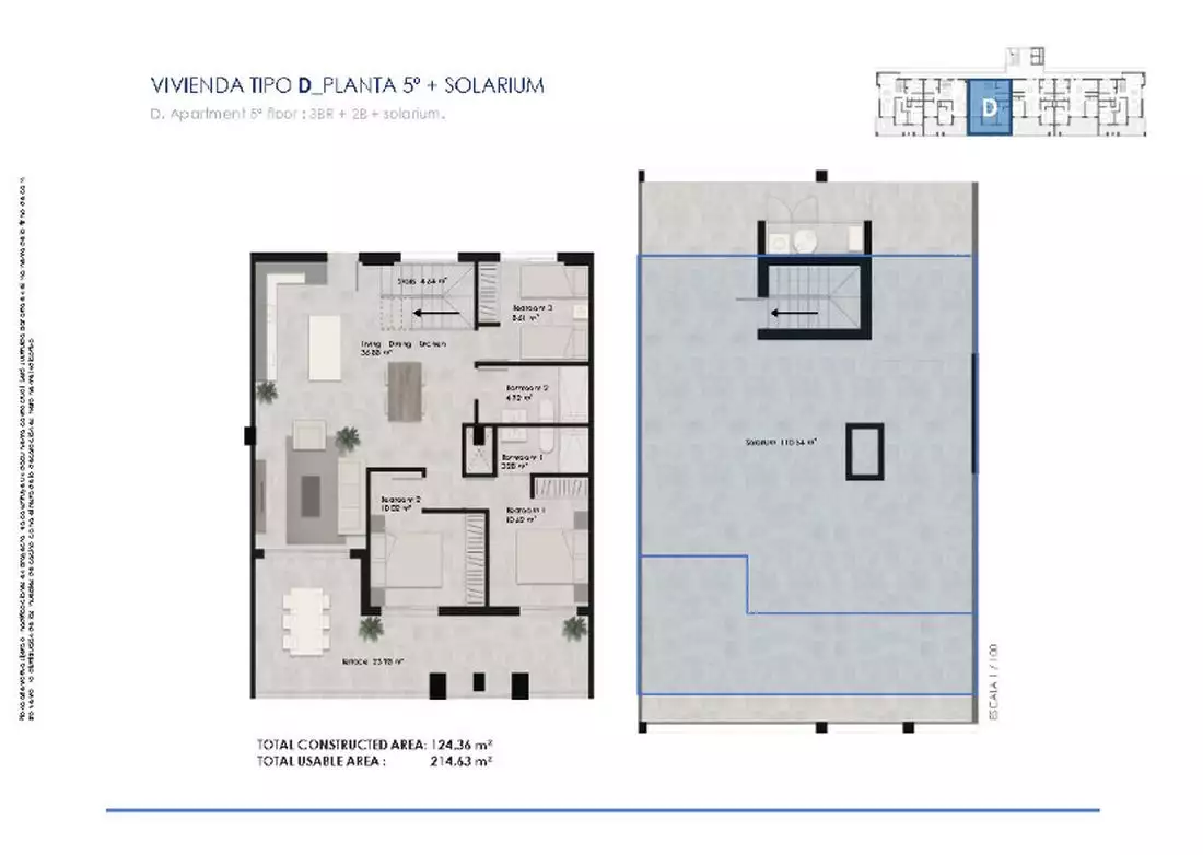 Квартира 124м² в Испании, Торревьеха. Стоимостью 510400€ аренда фото-12