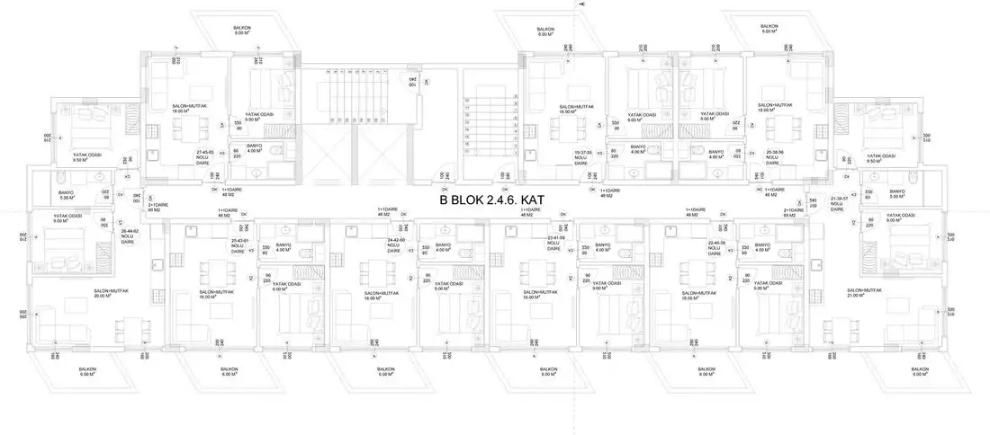 Квартира 55м² в Турции, Авсаллар. Стоимостью 119000€ аренда фото-43