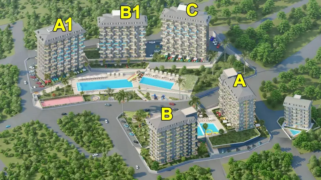 Квартира 50м² в Турции, Авсаллар. Стоимостью 110000€ аренда фото-30