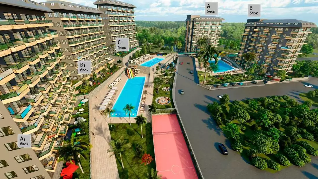 Квартира 68м² в Турции, Авсаллар. Стоимостью 159000€ аренда фото-25