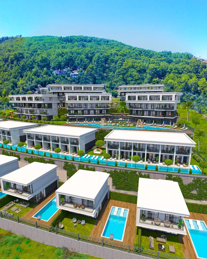 Квартира 56м² в Турции, Каргыджак. Стоимостью 125000€ аренда фото-14