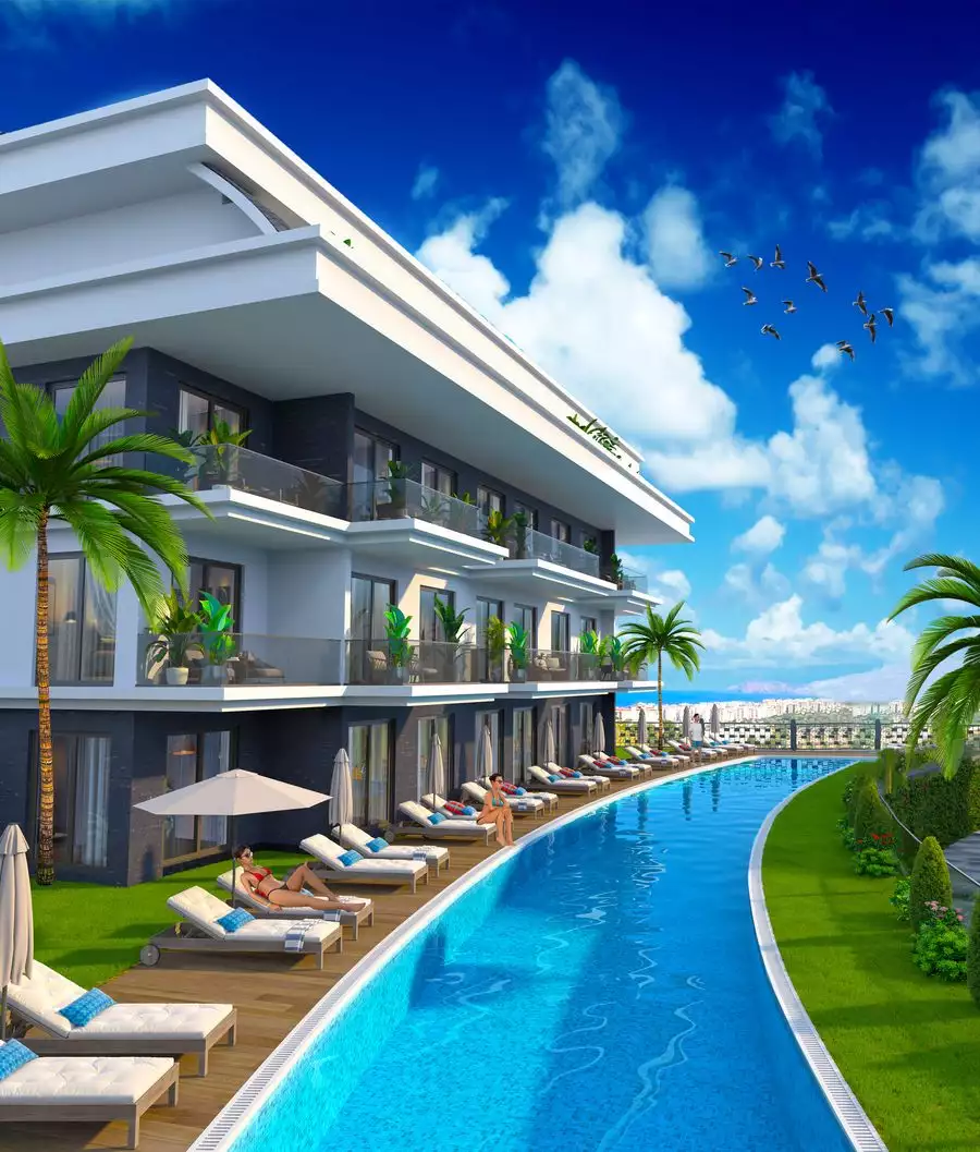 Квартира 56м² в Турции, Каргыджак. Стоимостью 125000€ аренда фото-18