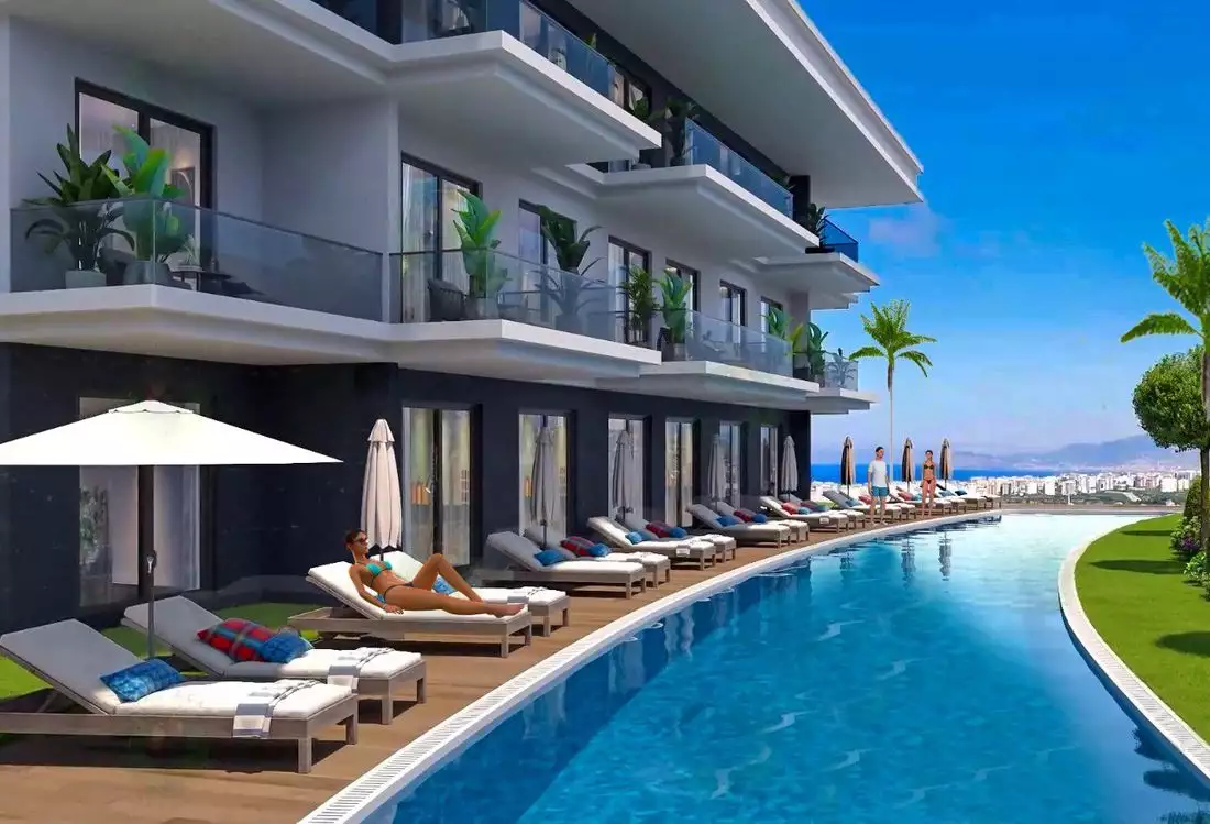 Квартира 56м² в Турции, Каргыджак. Стоимостью 125000€ аренда фото-20