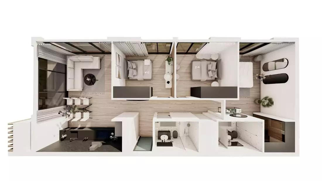 Квартира 70м² в Кипре, Кирения. Стоимостью 308850€ аренда фото-6
