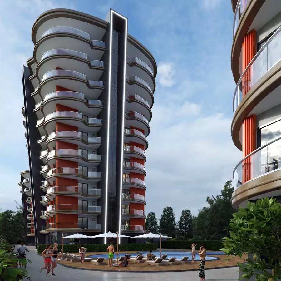 Квартира 32м² в Турции, Махмутлар. Стоимостью 93000€ аренда фото-1