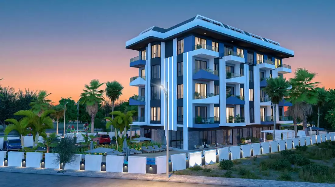 Квартира 56м² в Турции, Демирташ. Стоимостью 123000€ аренда фото-1