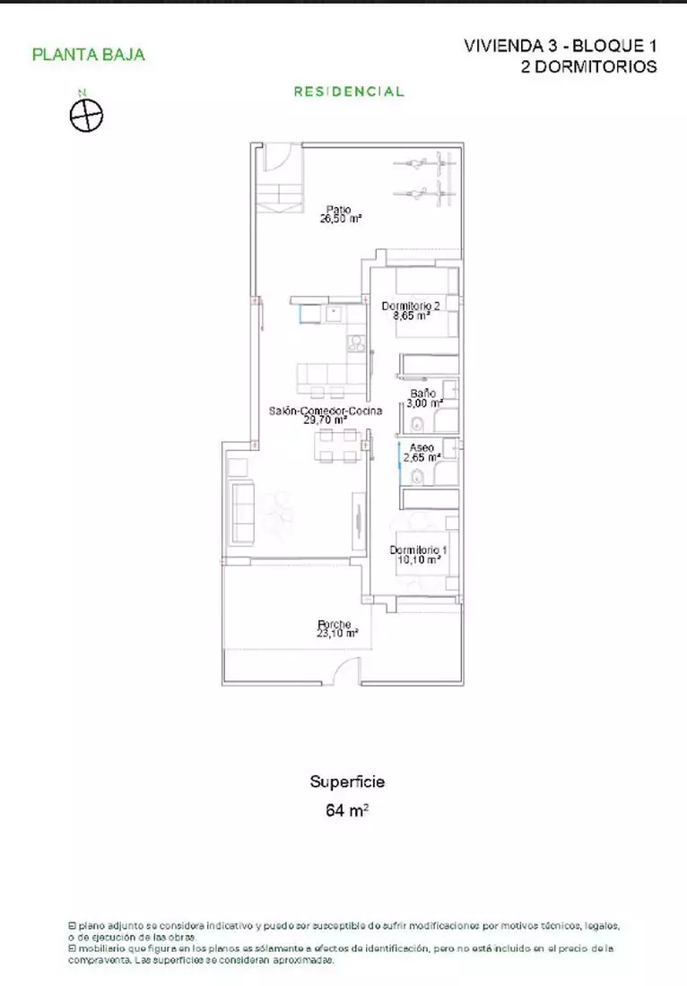 Квартира 62м² в Испании, Аликанте. Стоимостью 244000€ аренда фото-14