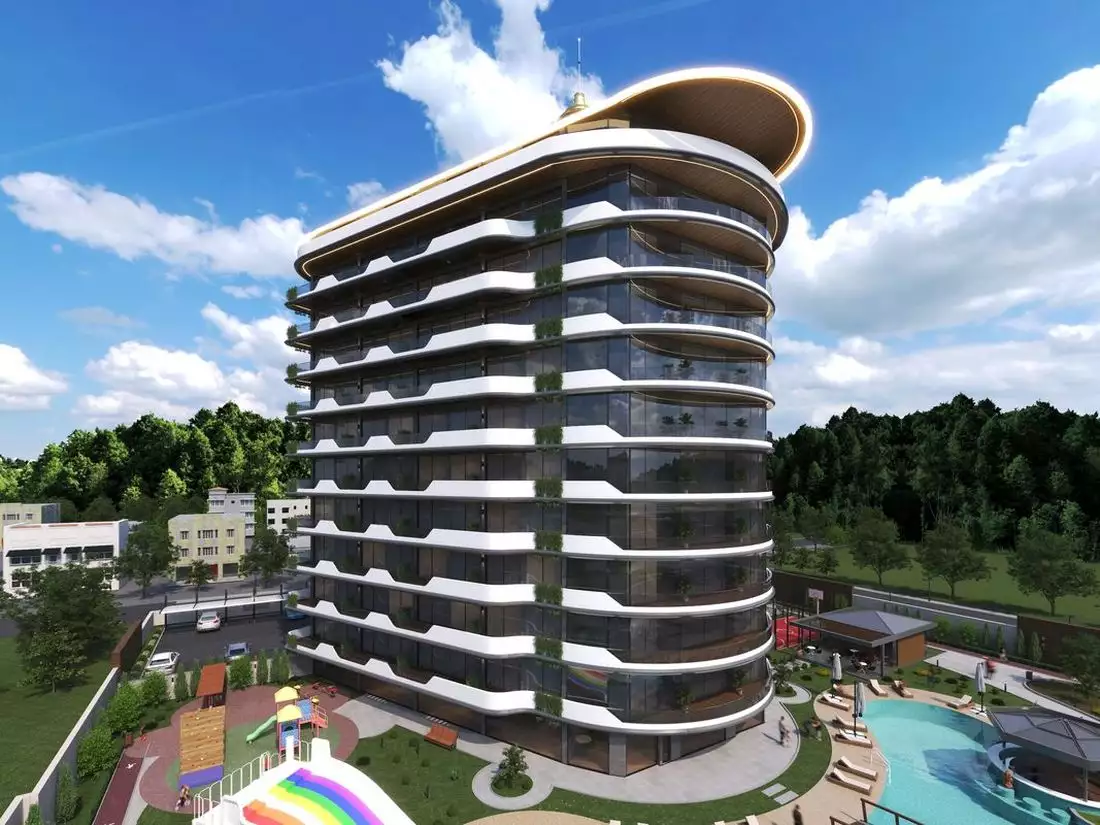 Квартира 56м² в Турции, Газипаша. Стоимостью 150000€ аренда фото-2