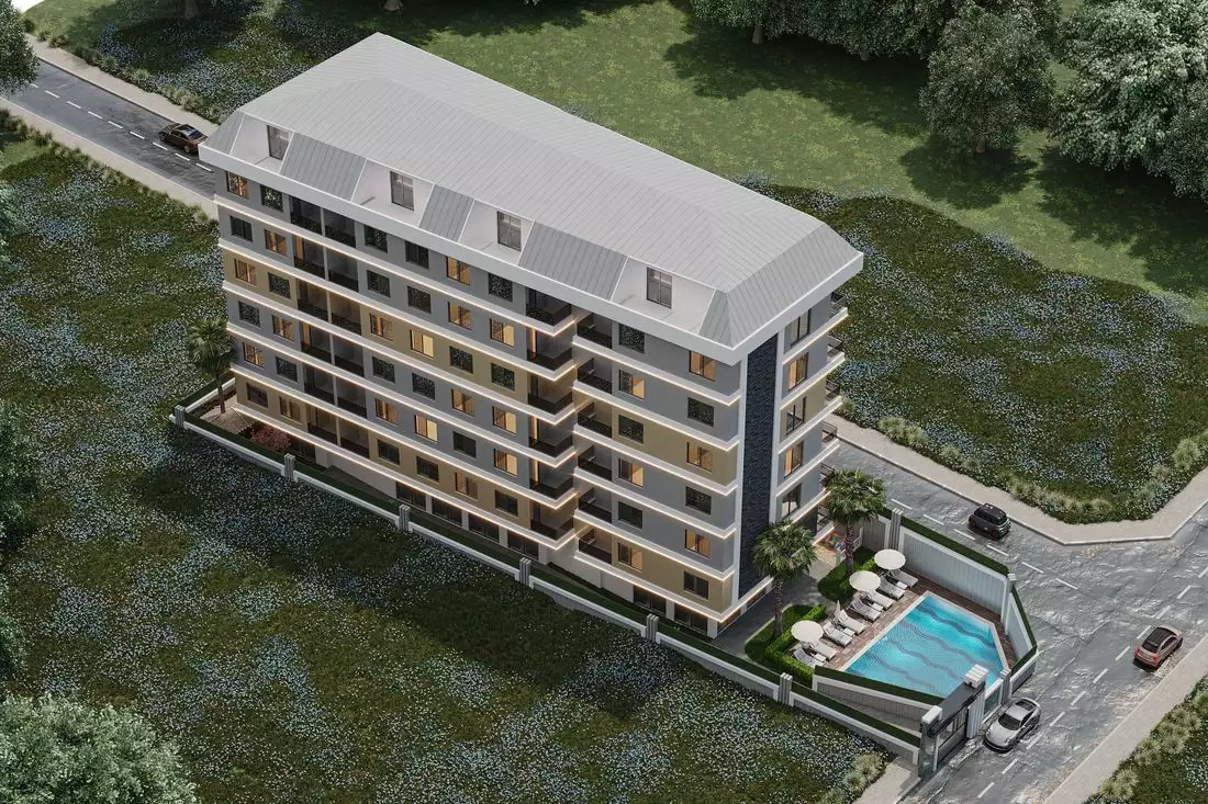 Квартира 57м² в Турции, Махмутлар. Стоимостью 500000€ аренда фото-1