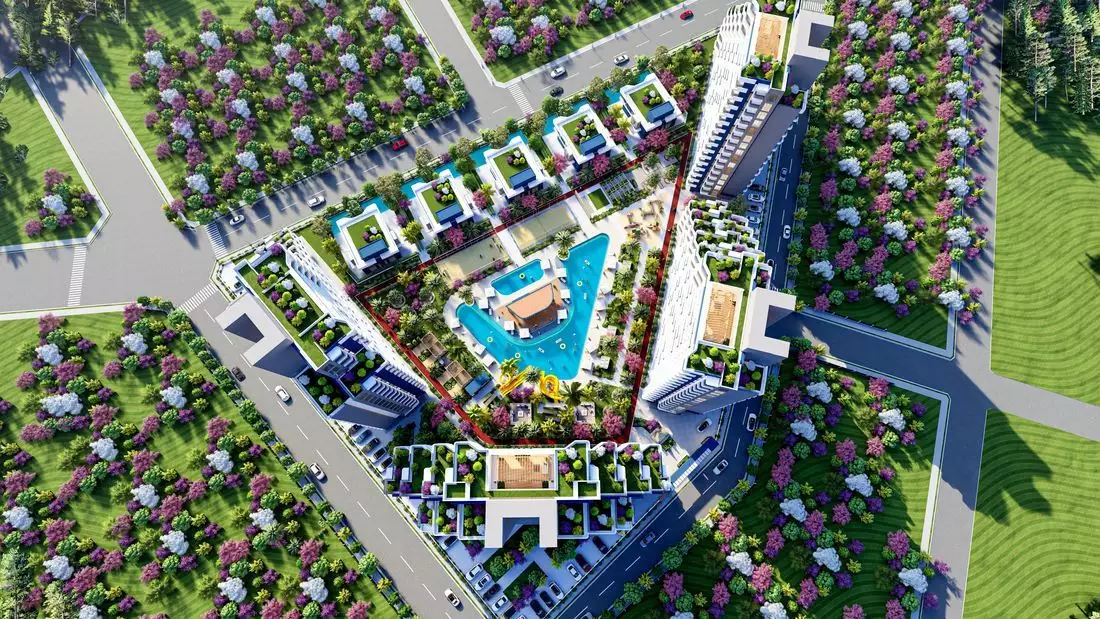 Квартира 45м² в Турции, Мерсин. Стоимостью 68000€ аренда фото-7