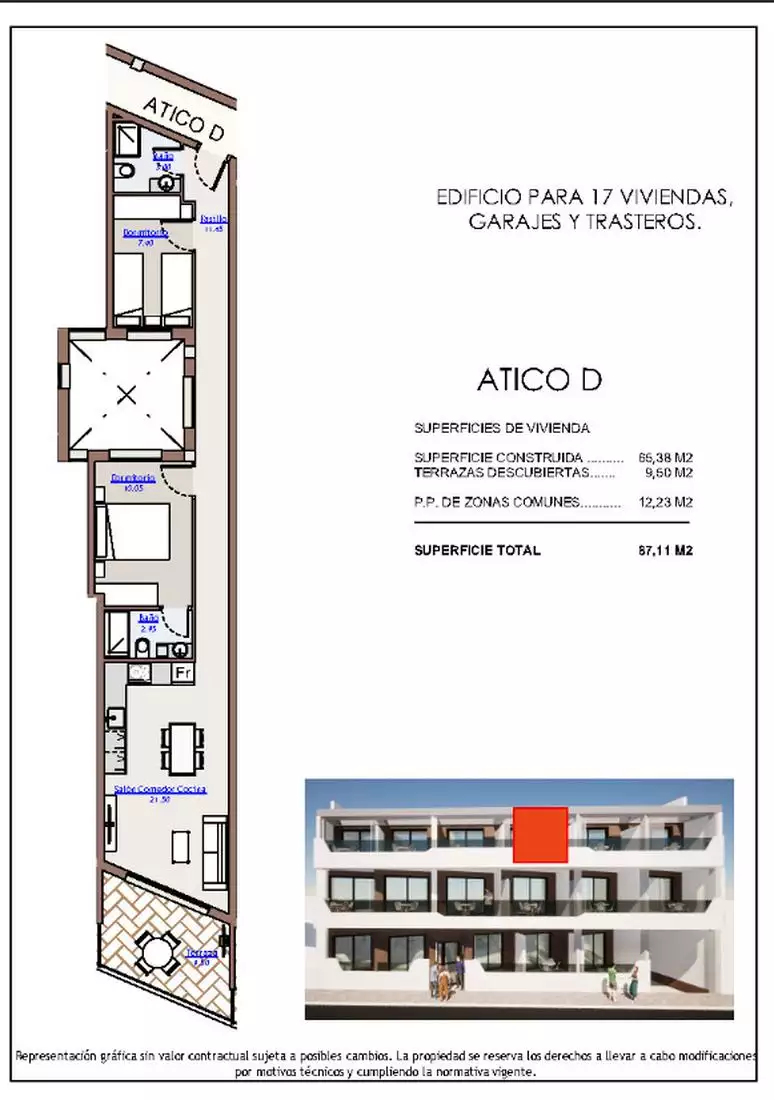 Квартира 87м² в Испании, Торревьеха. Стоимостью 249900€ аренда фото-10
