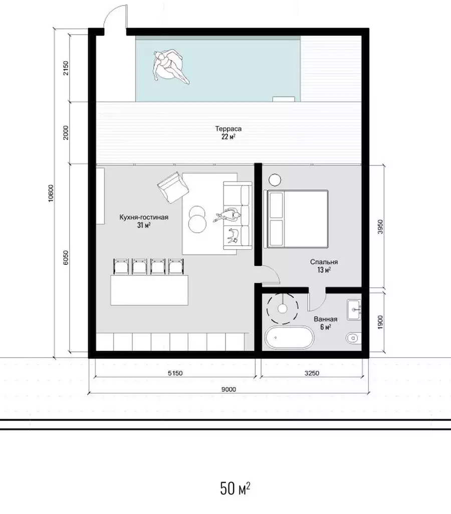 Вилла 50м² в Индонезии, Букит-Улувату. Стоимостью 204293€ аренда фото-13