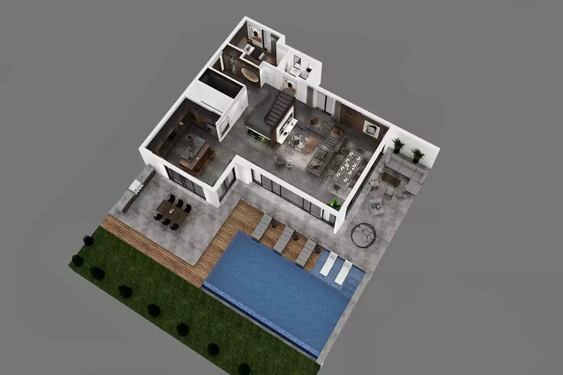 Вилла 361м² в Кипре, Эсентепе. Стоимостью 989511€ аренда фото-29
