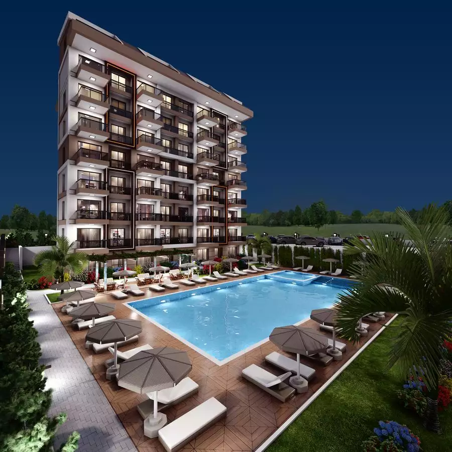 Квартира 53м² в Турции, Газипаша. Стоимостью 105000€ аренда фото-1