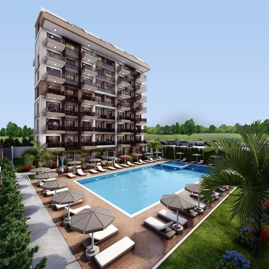 Квартира 53м² в Турции, Газипаша. Стоимостью 105000€ аренда фото-3