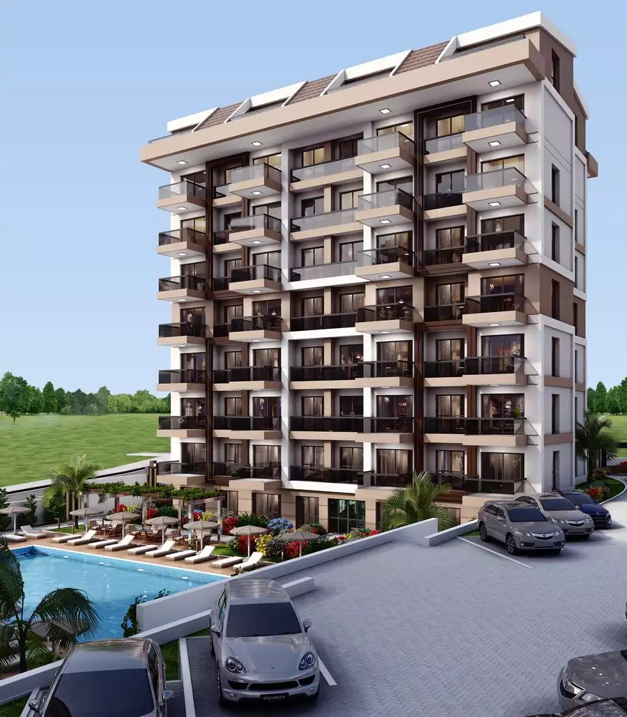 Квартира 53м² в Турции, Газипаша. Стоимостью 105000€ аренда фото-4