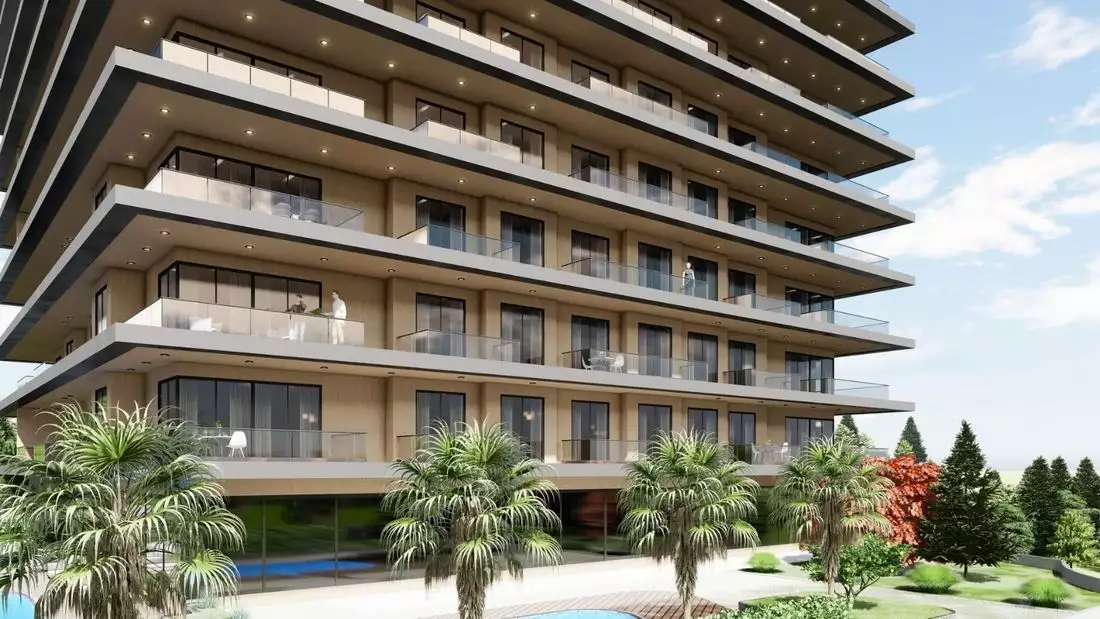 Квартира 55м² в Турции, Тосмур. Стоимостью 214000€ аренда фото-1