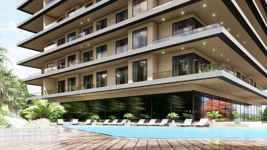 Квартира 55м² в Турции, Тосмур. Стоимостью 214000€ аренда фото-2
