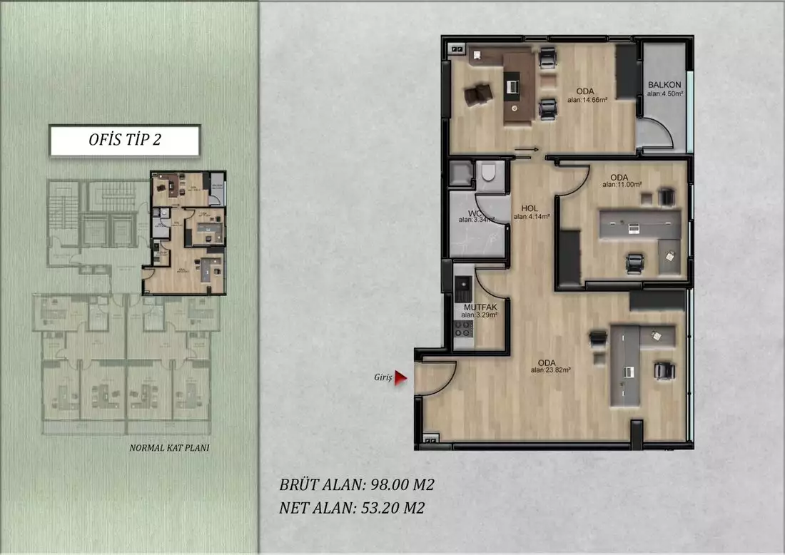 Квартира 350м² в Турции, Мерсин. Стоимостью 182000€ аренда фото-14