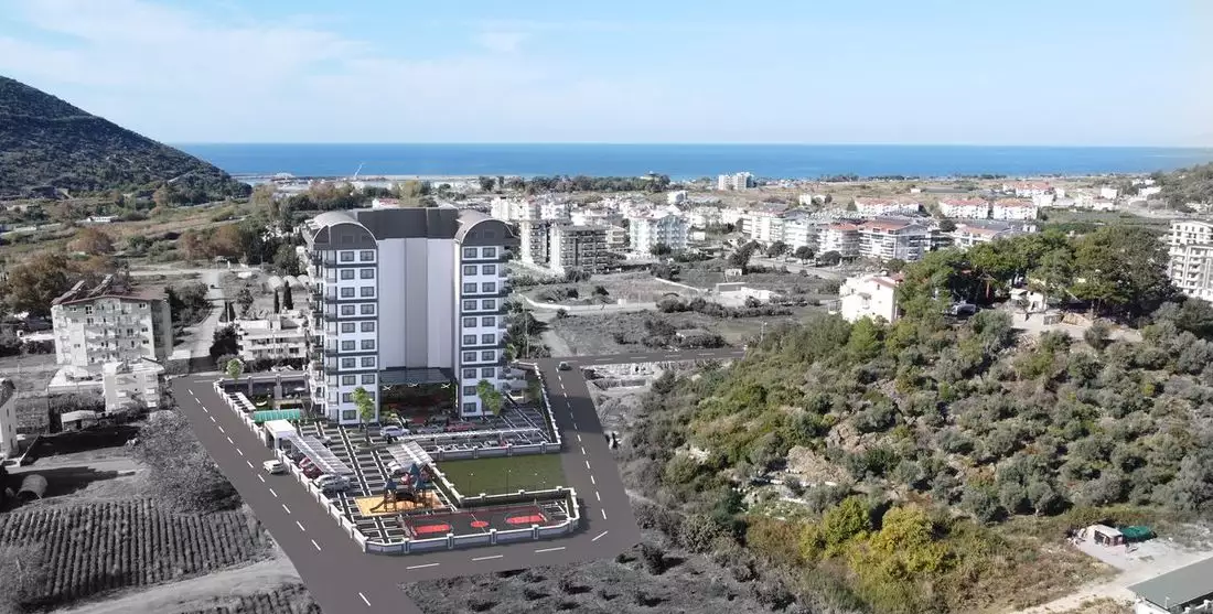 Квартира 43м² в Турции, Газипаша. Стоимостью 131000€ аренда фото-3