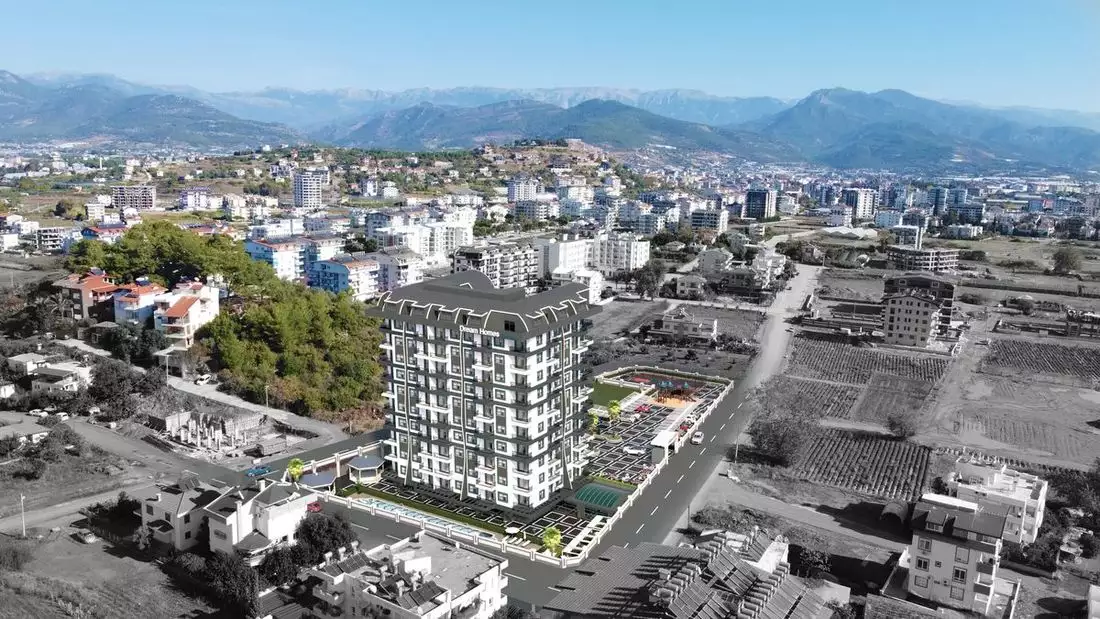 Квартира 43м² в Турции, Газипаша. Стоимостью 131000€ аренда фото-4