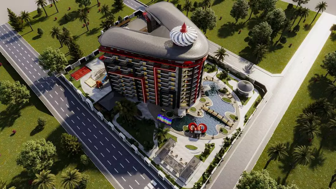 Квартира 60м² в Турции, Газипаша. Стоимостью 131000€ аренда фото-1