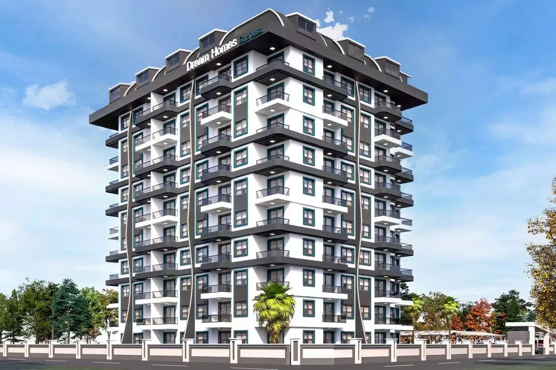 Квартира 43м² в Турции, Газипаша. Стоимостью 132000€ аренда фото-1