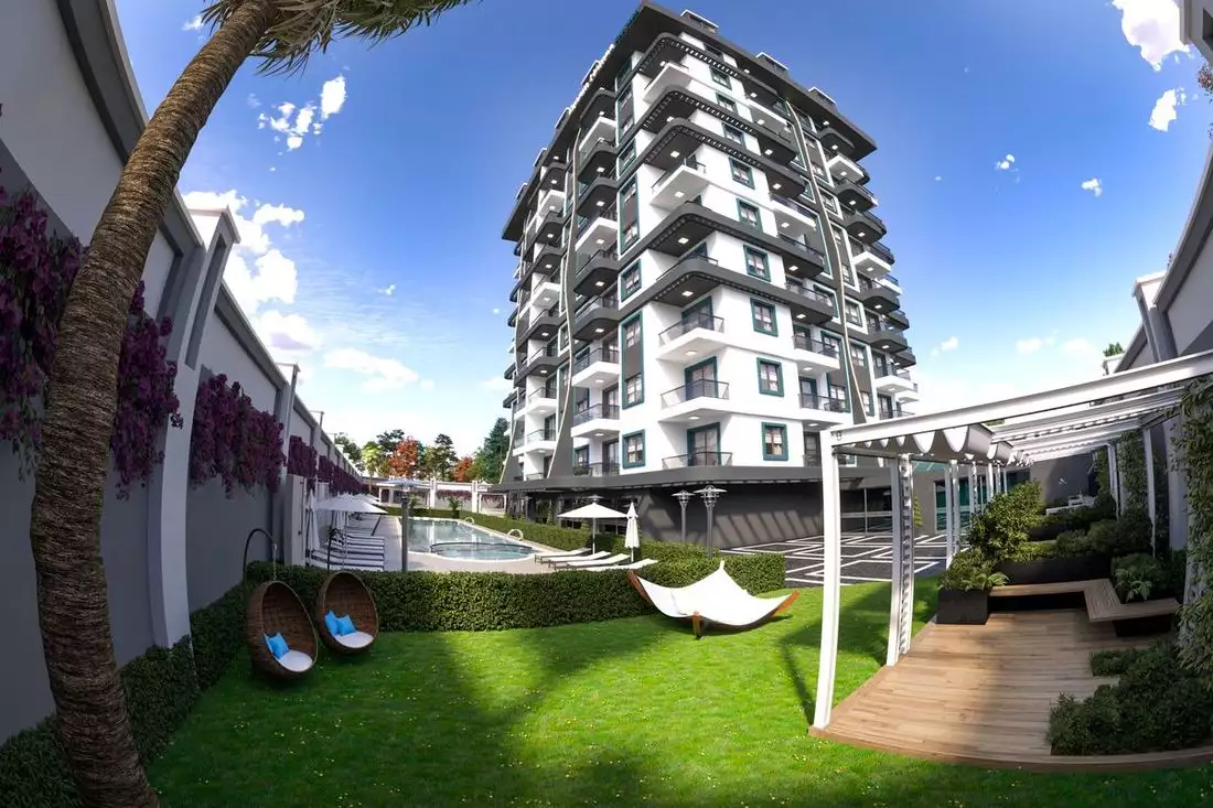 Квартира 43м² в Турции, Газипаша. Стоимостью 130000€ аренда фото-1