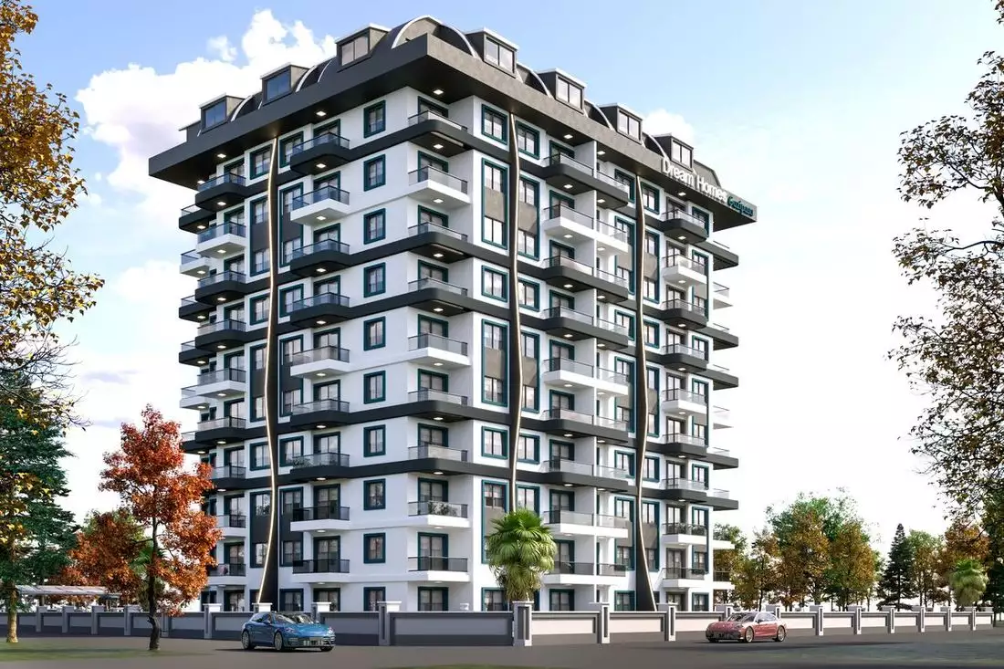 Квартира 43м² в Турции, Газипаша. Стоимостью 138000€ аренда фото-3