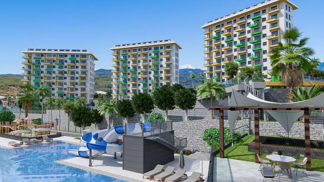 Квартира 55м² в Турции, Авсаллар. Стоимостью 77000€ аренда фото-1