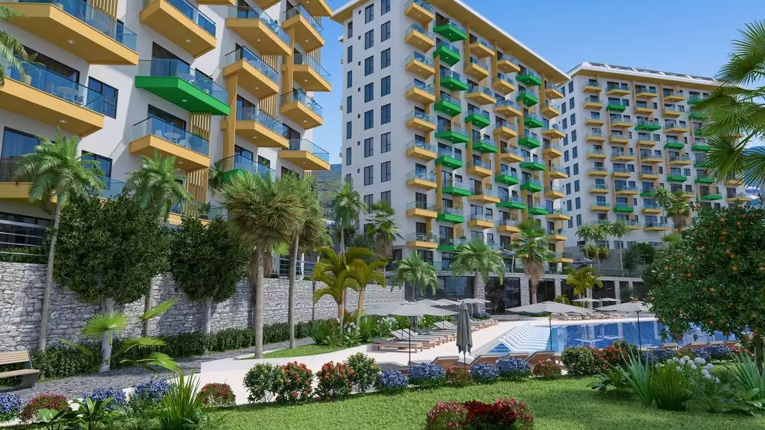 Квартира 55м² в Турции, Авсаллар. Стоимостью 77000€ аренда фото-2