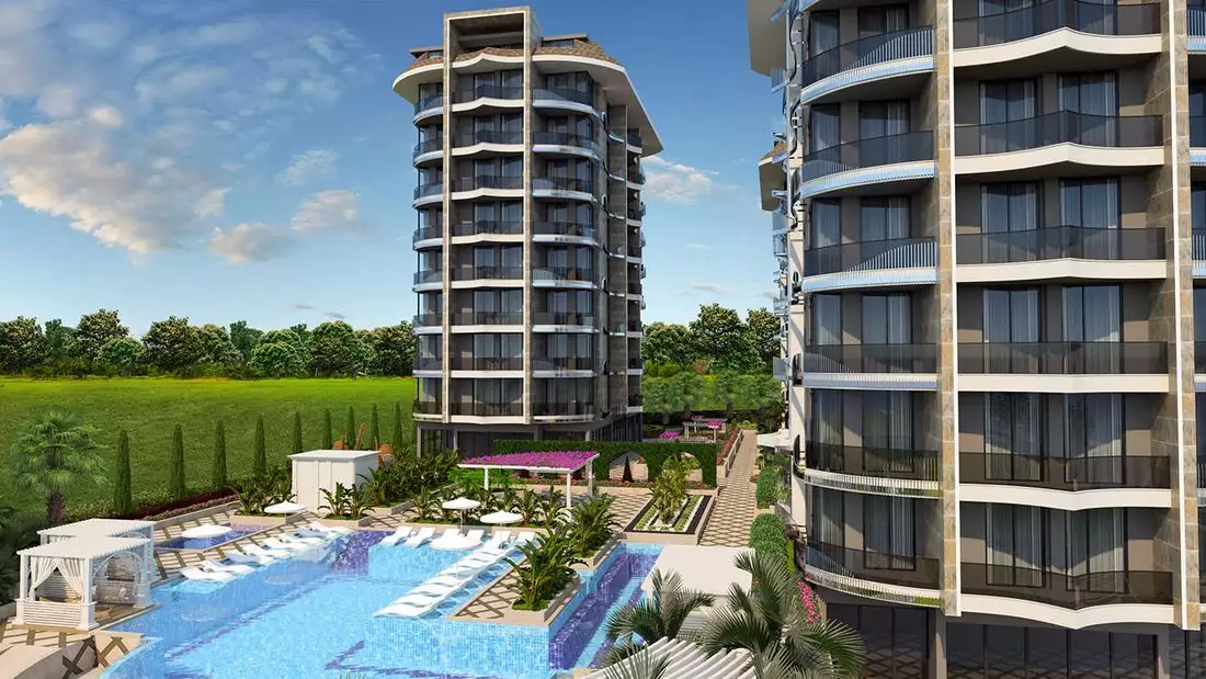 Квартира 54м² в Турции, Тосмур. Стоимостью 215000€ аренда фото-1