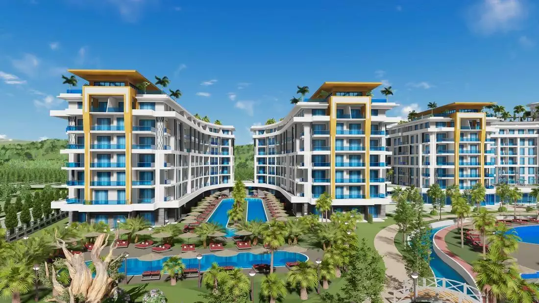 Квартира 81м² в Турции, Тюрклер. Стоимостью 160000€ аренда фото-2