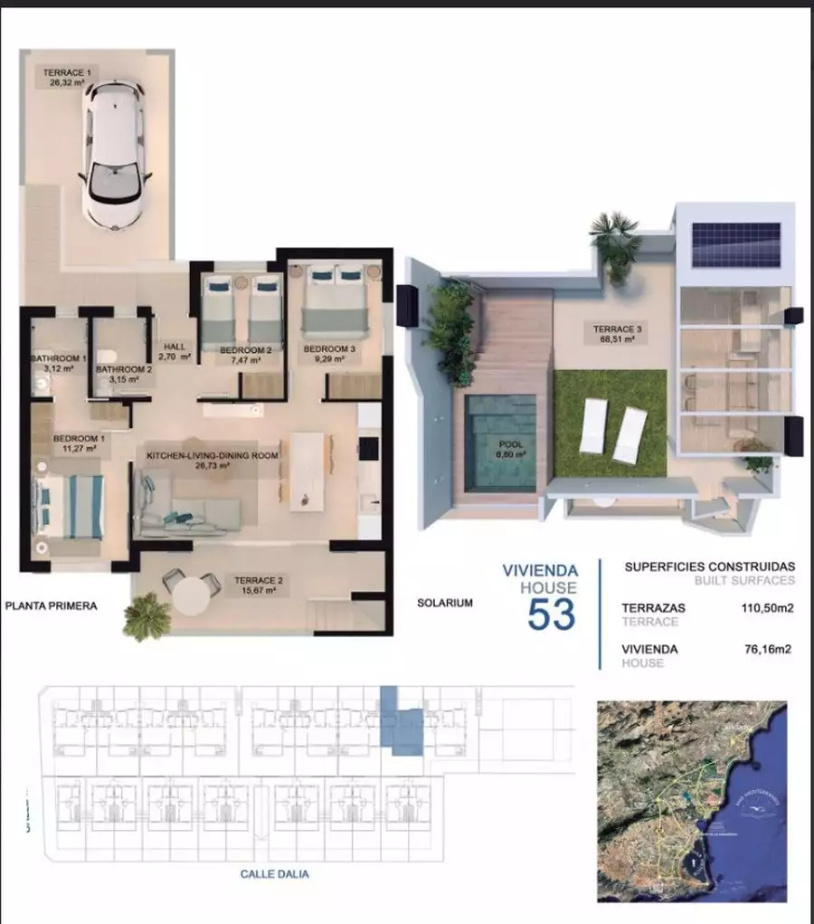 Квартира 78м² в Испании, Аликанте. Стоимостью 395000€ аренда фото-6