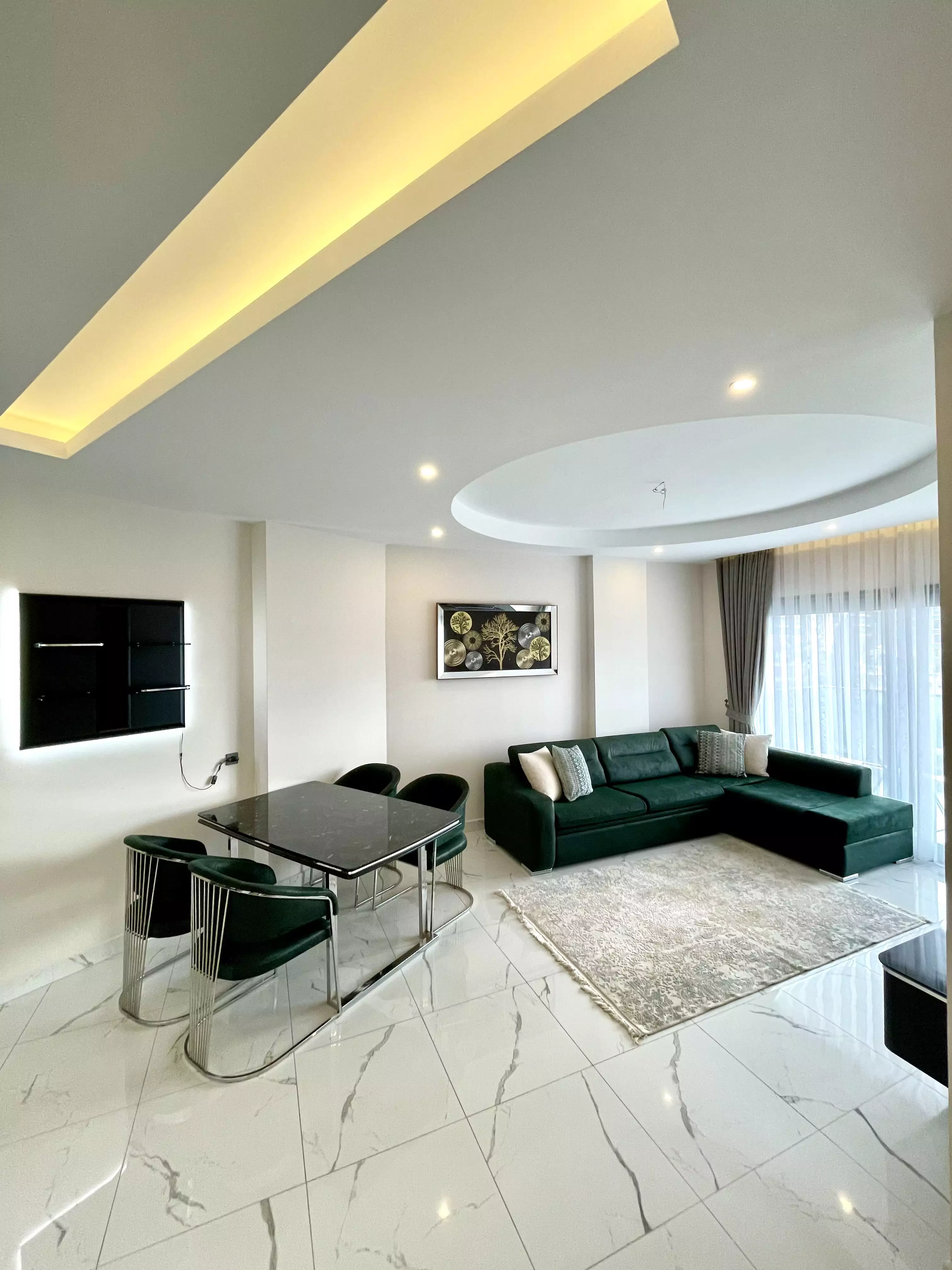 Квартира 68м² в Турции, Каргыджак. Стоимостью 1200€ аренда фото-4