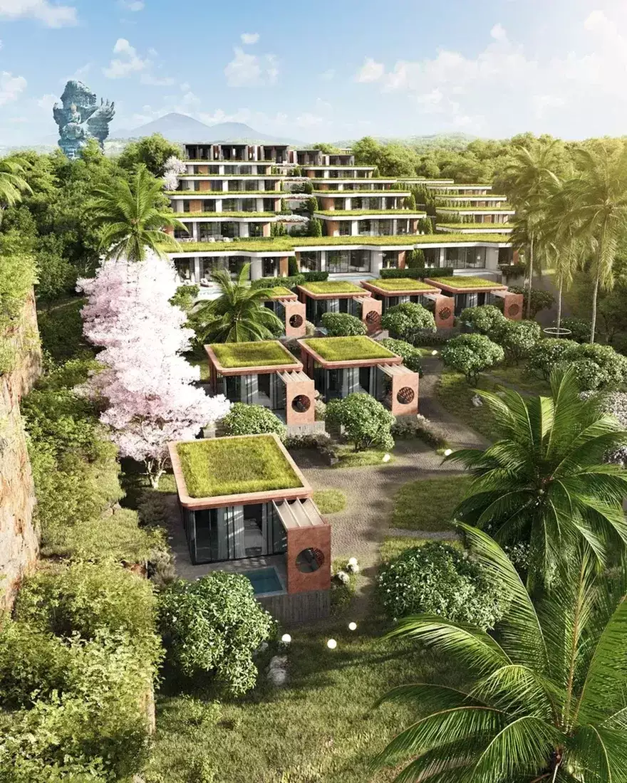 Вилла 48м² в Индонезии, Букит-Улувату. Стоимостью 153919€ аренда фото-2