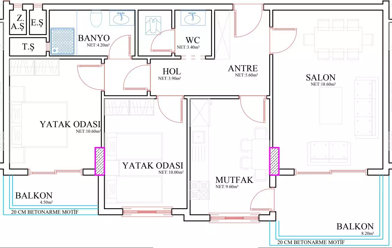 Квартира 100м² в Турции, Демирташ. Стоимостью 100000€ аренда фото-2