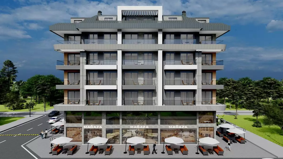Квартира 62м² в Турции, Каргыджак. Стоимостью 134000€ аренда фото-1