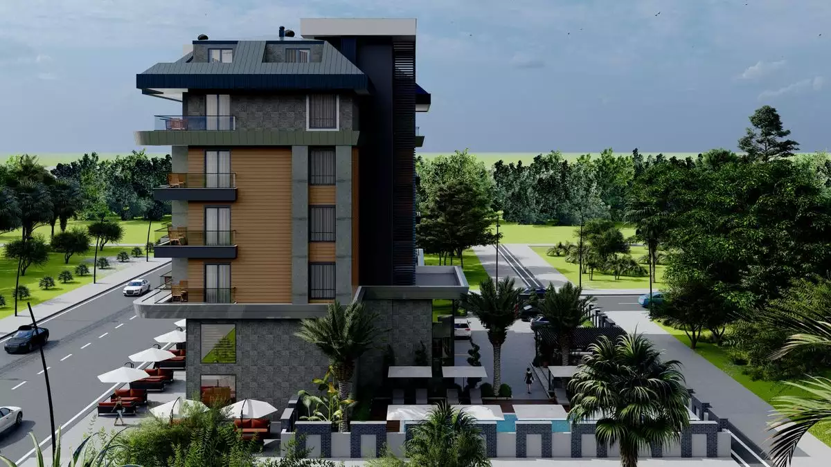 Квартира 62м² в Турции, Каргыджак. Стоимостью 134000€ аренда фото-5