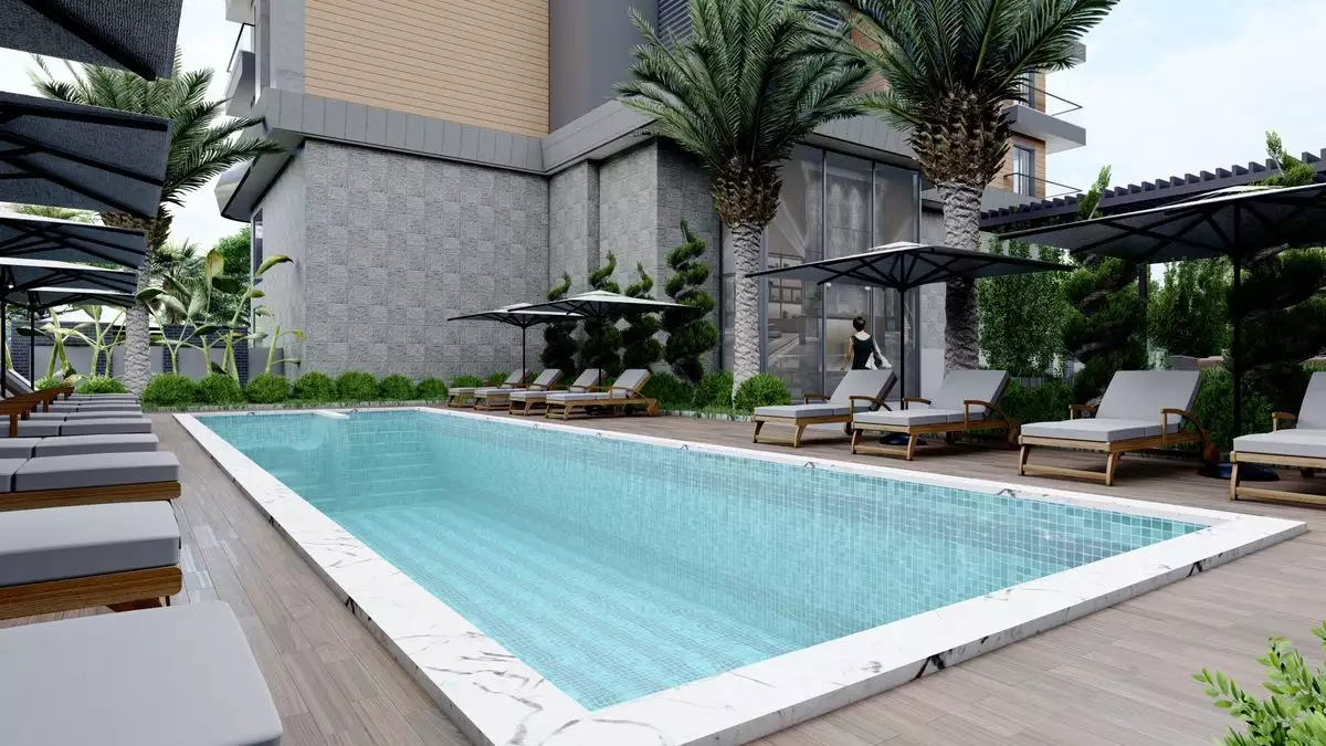 Квартира 62м² в Турции, Каргыджак. Стоимостью 134000€ аренда фото-8
