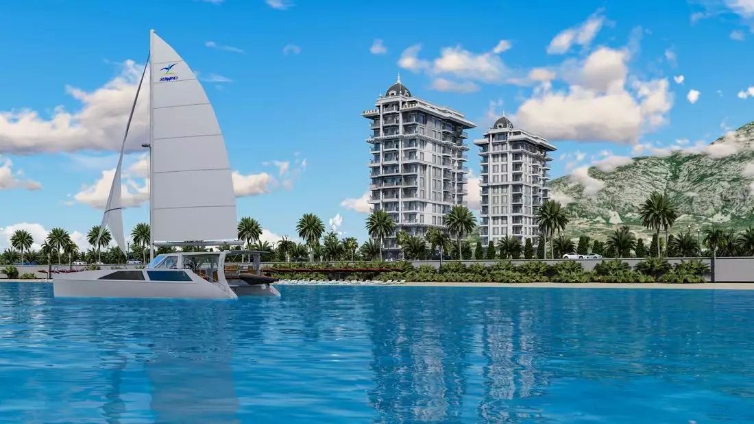 Квартира 62м² в Турции, Махмутлар. Стоимостью 210000€ аренда фото-1
