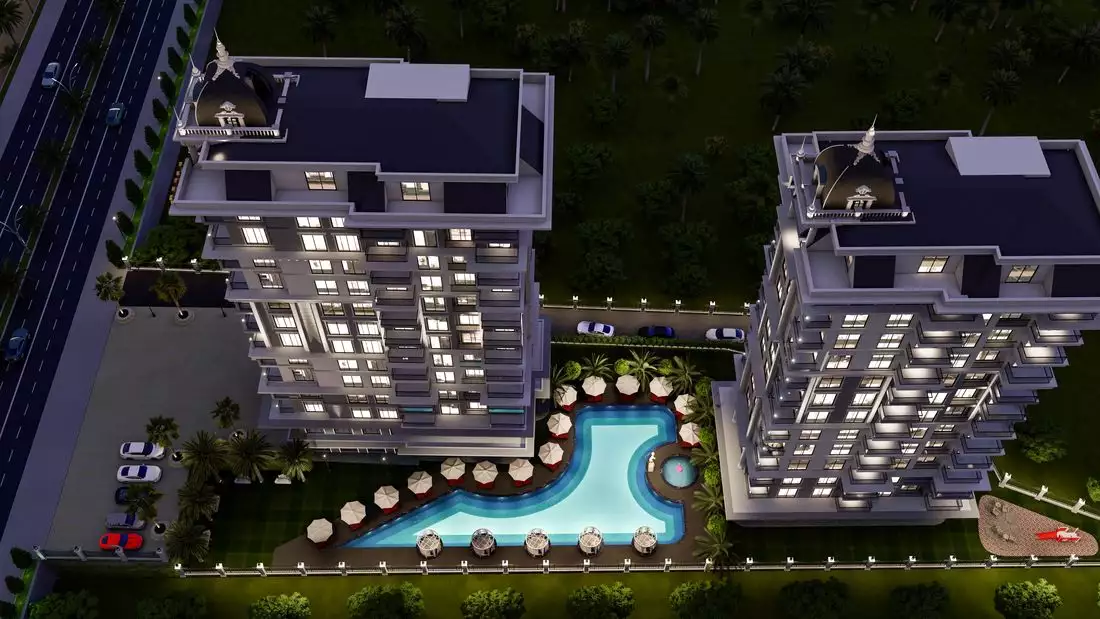 Квартира 62м² в Турции, Махмутлар. Стоимостью 210000€ аренда фото-14
