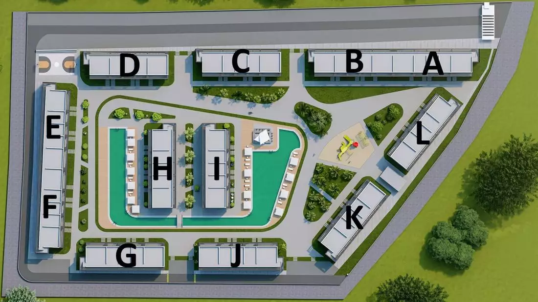Квартира 53м² в Кипре, Искеле. Стоимостью 163170€ аренда фото-3