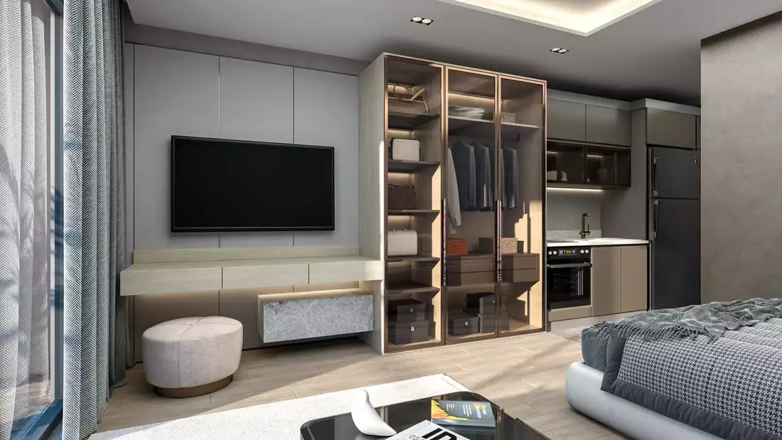Квартира 39м² в Турции, Мерсин. Стоимостью 42000€ аренда фото-24