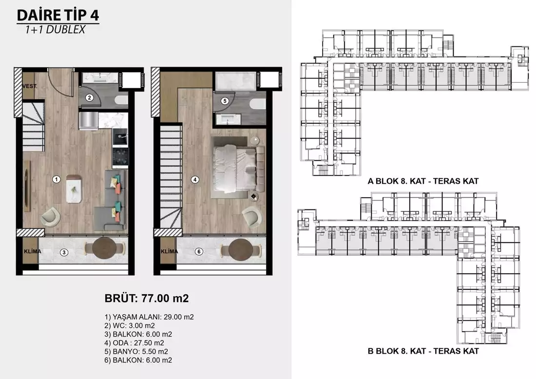 Квартира 39м² в Турции, Мерсин. Стоимостью 42000€ аренда фото-31