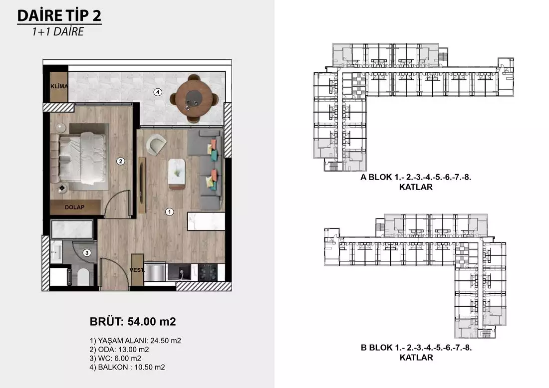 Квартира 39м² в Турции, Мерсин. Стоимостью 42000€ аренда фото-33
