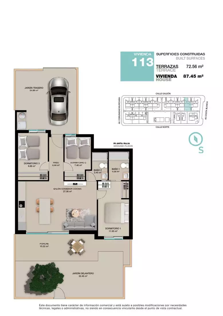 Квартира 87м² в Испании, Аликанте. Стоимостью 365000€ аренда фото-21