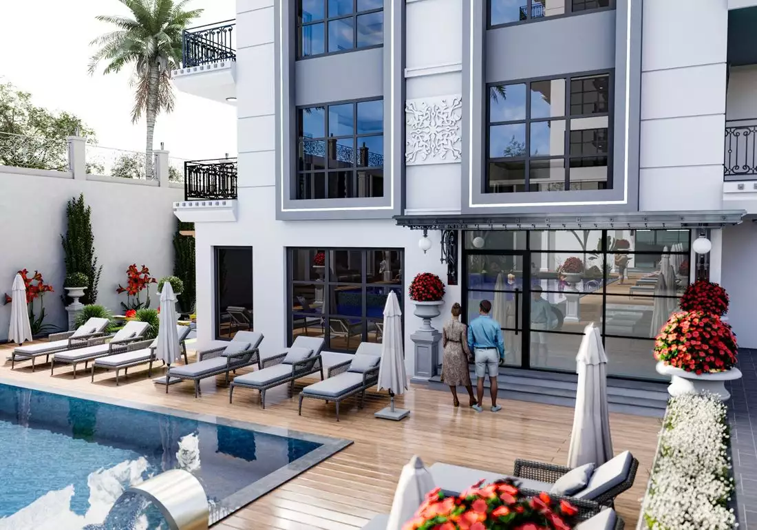 Квартира 60м² в Турции, Махмутлар. Стоимостью 132500€ аренда фото-2