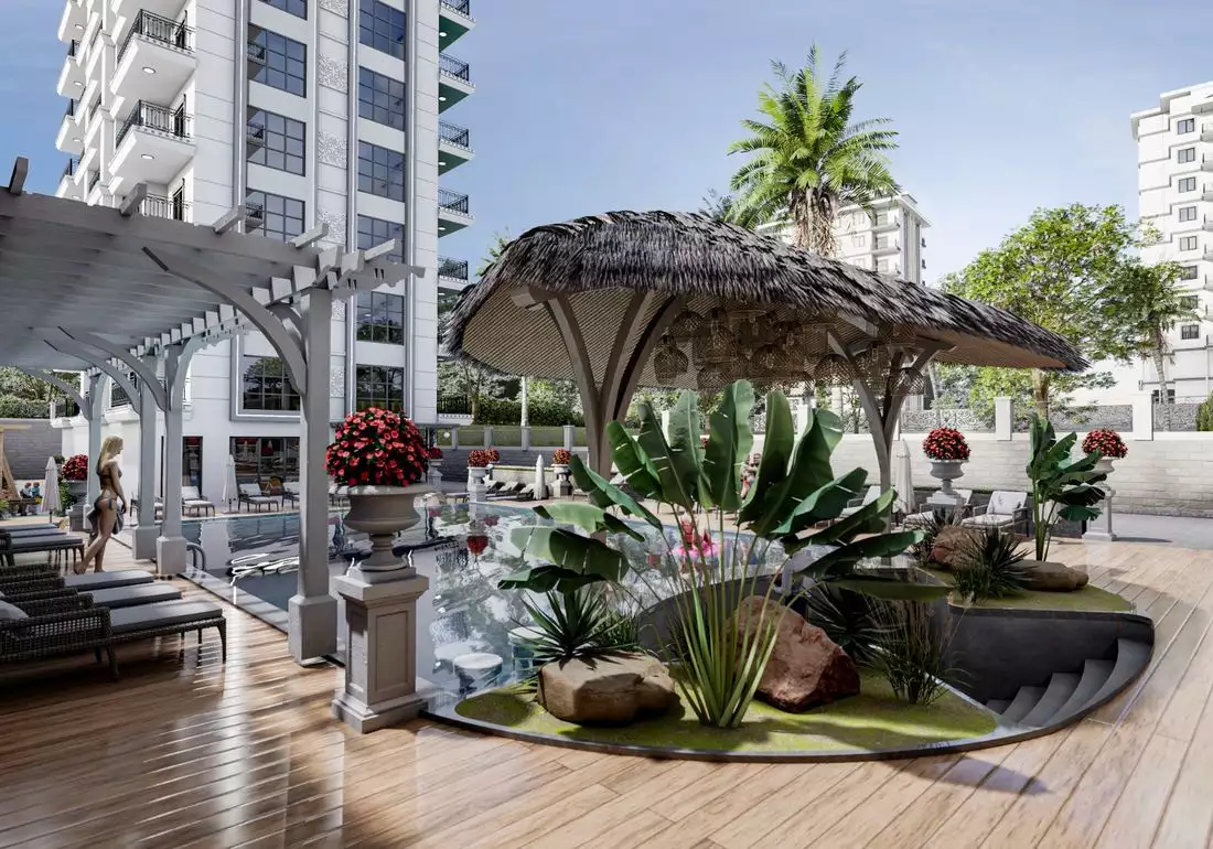 Квартира 60м² в Турции, Махмутлар. Стоимостью 132500€ аренда фото-3