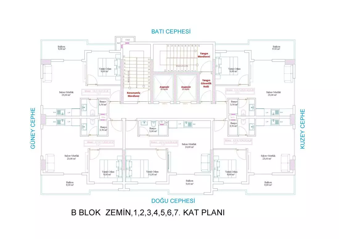 Квартира 60м² в Турции, Махмутлар. Стоимостью 132500€ аренда фото-49